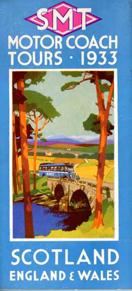 Colourful 1933 Tour Brochure