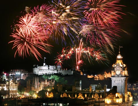 Edinburgh Hogmanay Fireworks