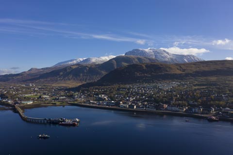 Fort William and Ben Nevis