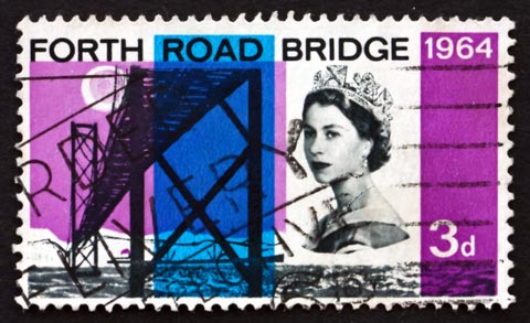 Postage Stamp celebrating the opening of the Forth Road Bridge