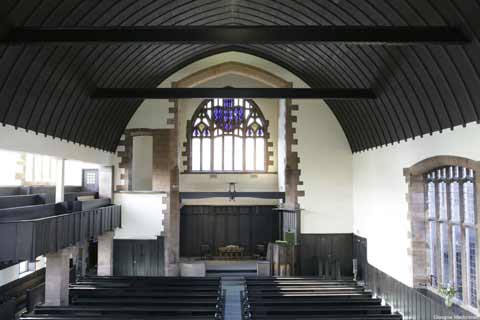 Interior view of Queen's Cross Church